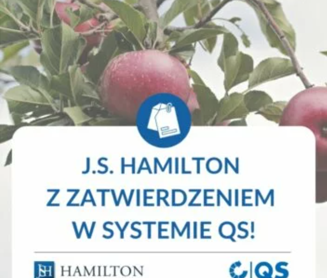 Laboratorij JS Hamilton je uradno potrjen v QS sistemu (QS Qualität und Sicherheit GmbH)